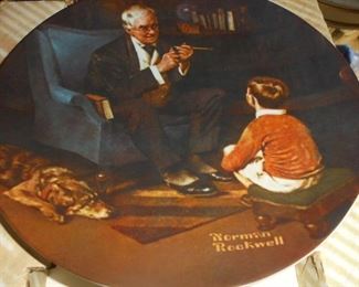 Knowle / Rockwell plate 'The Tyeoon' w/certificate of authenticity