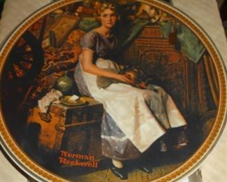 Knowle / Rockwell plate 'Dreaming in the Attic' w/certificate of authenticity