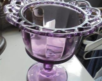 Dark purple vase