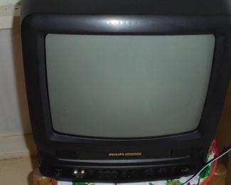 T.V. w/built in dvd player (great for kids) 