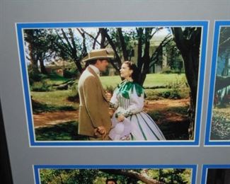 Framed & matted picture from movie Gone With The Wind