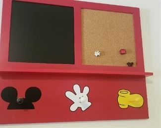 Disney Blackboard and Cork board