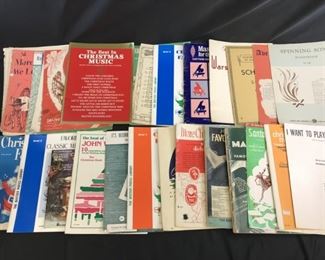 Mostly Christmas Sheet Music and books