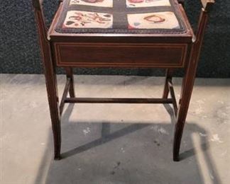 Harp Piano Chair - Walnut