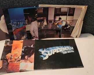 Set of 9 Superman The Movie 1978 Lithograohs