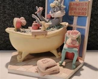 Honey Bunny Girlfriend of Bugs Bunny Happiness is Being Good to Yourself Statue
