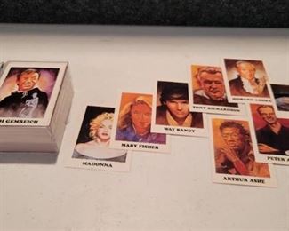Collection of AIDS Educational Trading Cards - Supporters or Philanthropy of Awareness for Aids