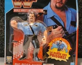 Official WWF Big Boss Man Action Figure