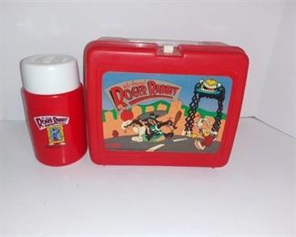 Red Roger Rabbit Lunchbox With Thermos