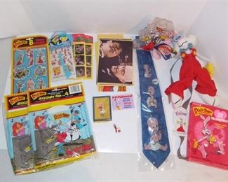 Lot of Roger Rabbit Collectibles
