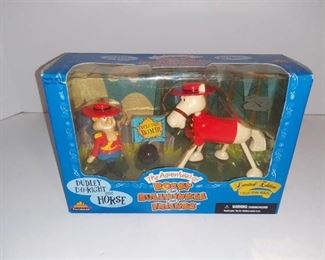 Rocky and Bullwinkle and Friends Dudley Do-Right and Horse Toy