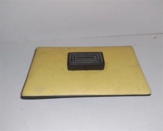 Vintage Lidded Ceramic Tray