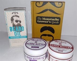 The Moustache Growers Guide and Beard Grooming Items
