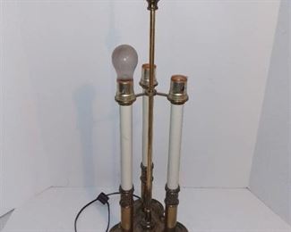 Vintage Stiffel Brass Bouillotte Lamp