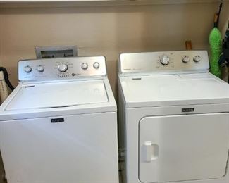 Maytag HE washer and dryer