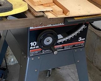 Craftsman 10" Table Saw with 3HP