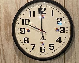 Jayhawks clock