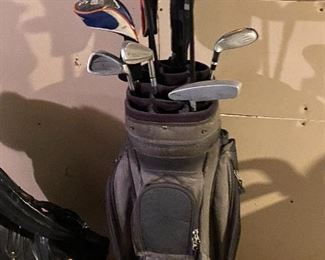 Numerous golf bags and club sets!