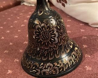 India with gold fleck design bell
