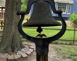 Liberty bell on stand
