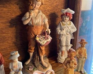 Numerous collectible porcelain & ceramic figurines