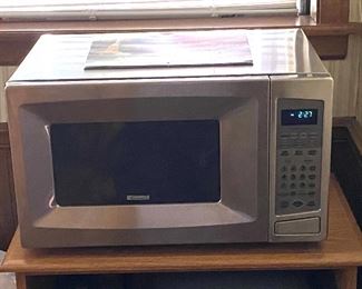 Kenmore Microwave with cabinet