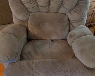 comfortable upholstered recliner
