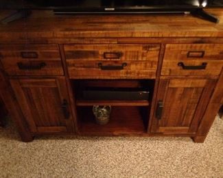 Arts and Crafts style Entertainment Console