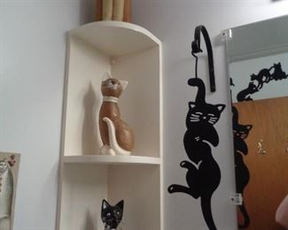 selection of cat decor