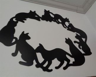 cat decor wall hanging