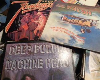 Vintage Rock and Roll record albums