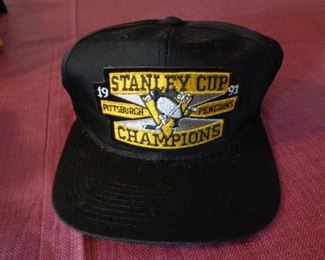 New Vintage 1991 Stanley Cup Pittsburgh Penquins Champions cap