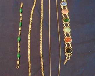 vintage gold tone jewelry