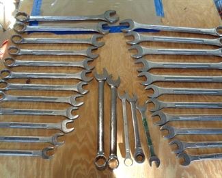 Combination wrenches, metric and standard