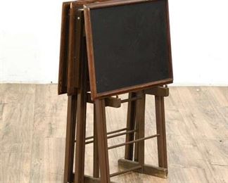 Artex Folding Dinner Trays - Set Of 3