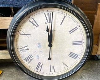 Roman Numeral Round Wall Clock