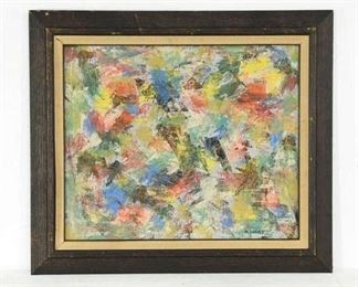 Colorful Abstract Painting By Miguel Chavez