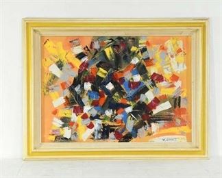 Colorful Abstract Painting By Miguel Chavez