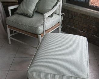 chair with ottoman 