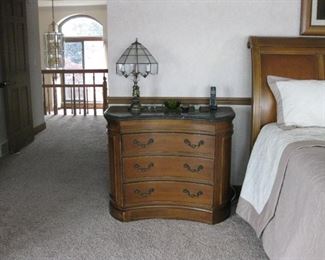 marble top chest of drawers  by Bernhardt