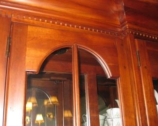 dining room hutch detail
