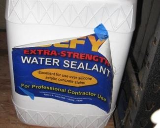 water sealant 5 gallon containers