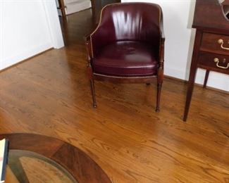 Greenfield Village Henry Ford Museum Leather Chair