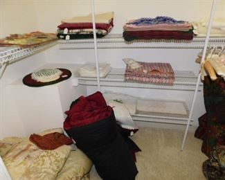 Assorted Linens and Bedding