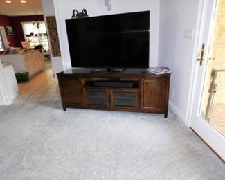 Wide screen TV and Supporting Cabinet
