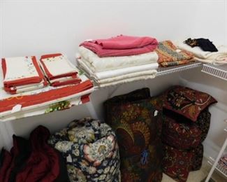 Linens and king size comforters