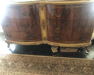 French Style Dresser with Mirror