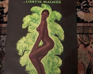 Vintage Poster Lisette Malidor Paris