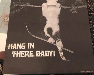 Hang in there Baby Cat Poster