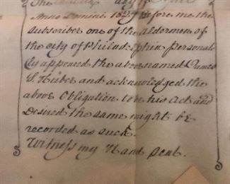 Document Philadelphia 1827